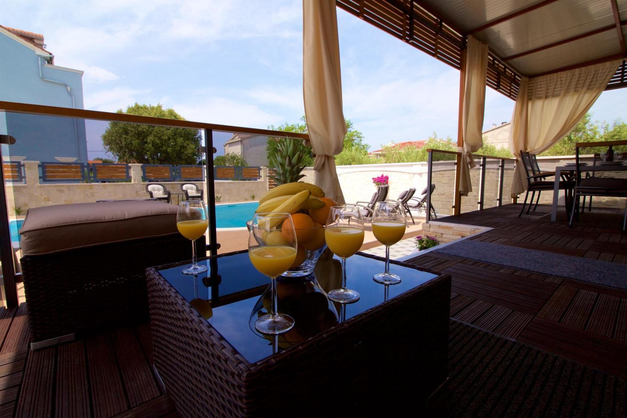 Tomica Apartments With Pool Biograd Na Moru Bagian luar foto